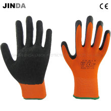 Polyester Liner Latex Coated Industrial Work Protective Work Gloves (LS208)